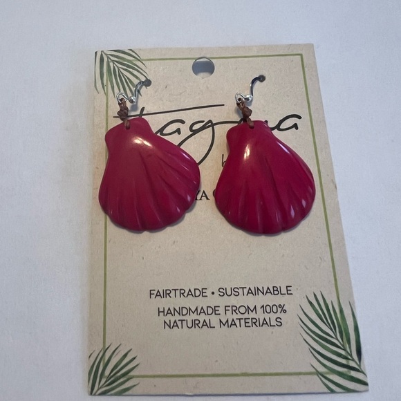 Tagua Jewelry - New Tagua Fair Trade Ecuadorian Earrings